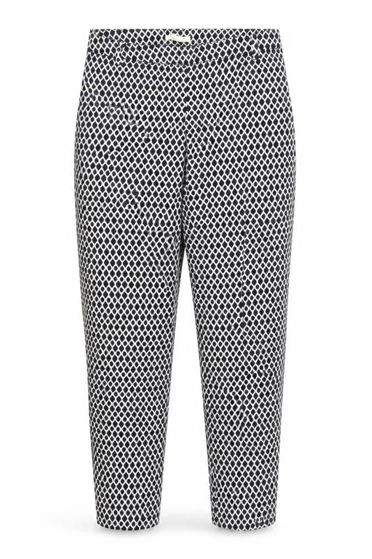 Womens UK Size 10 H&M Regular Fit CasualWorkwear Multicoloured Trousers