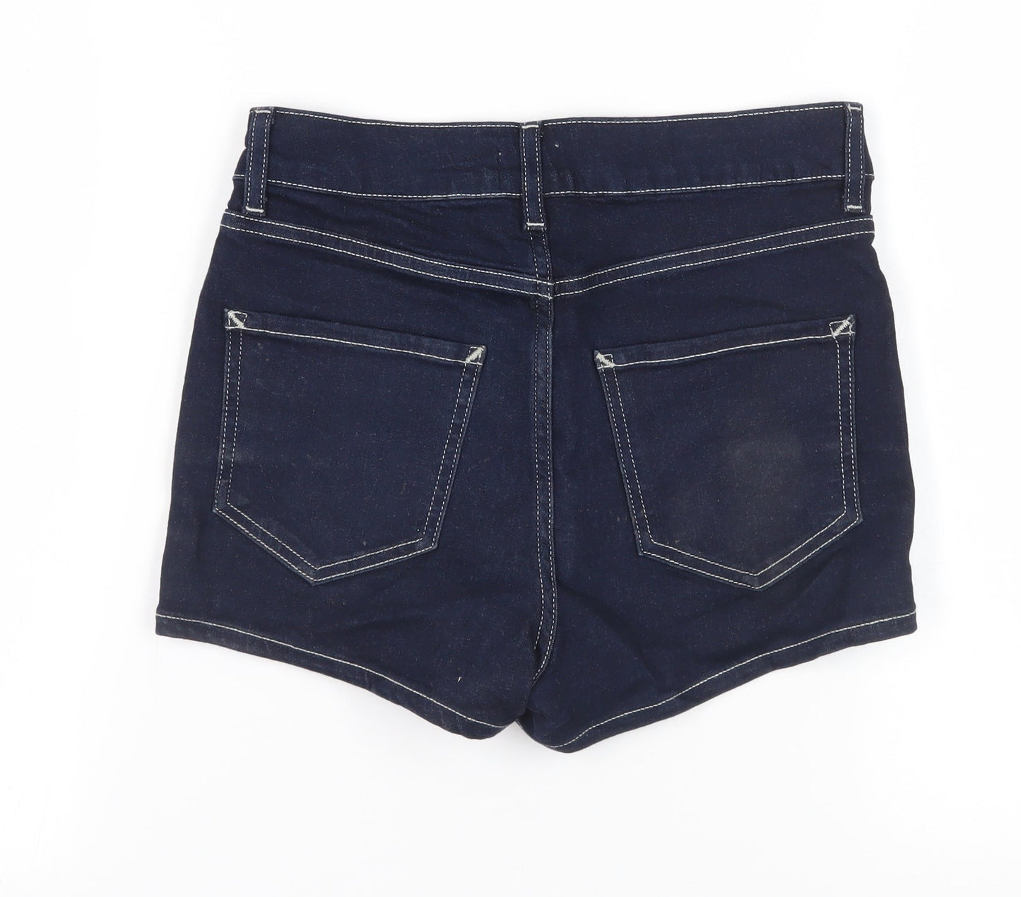 River Island Women's Blue Size 8 Denim Shorts