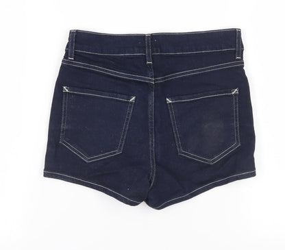 River Island Women's Blue Size 8 Denim Shorts