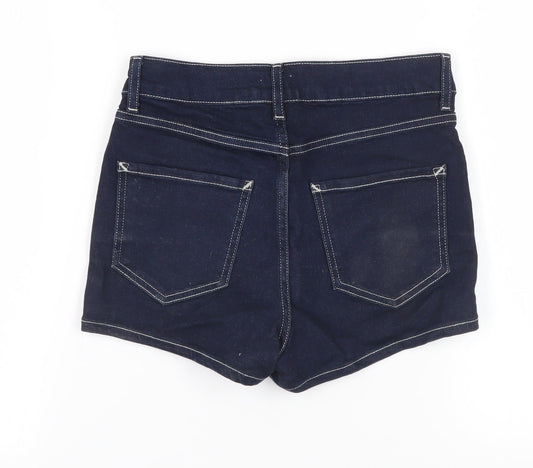 River Island Women's Blue Size 8 Denim Shorts