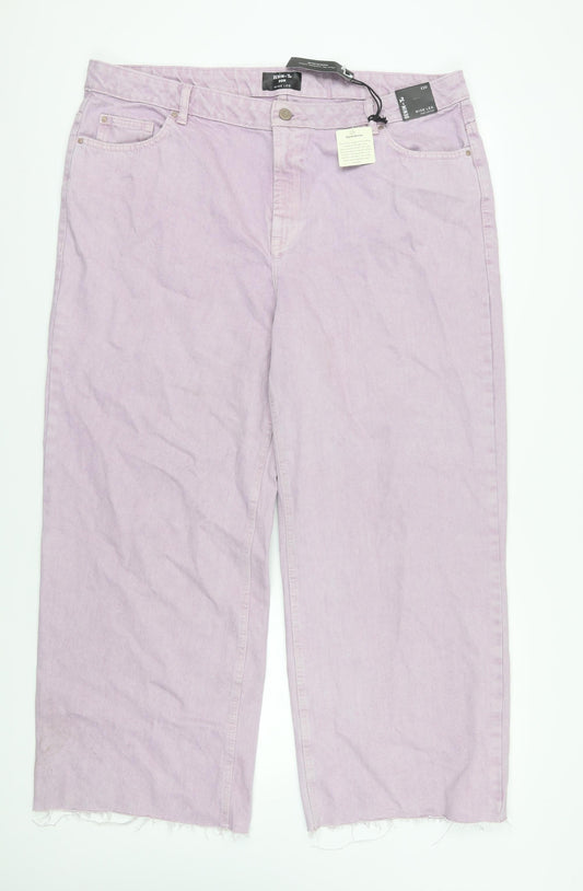 Tu Women's Purple Wide-Leg Jeans Size 20