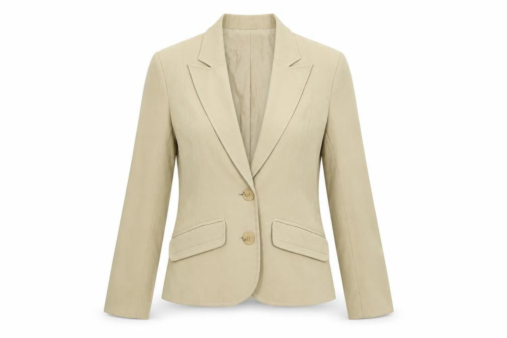 Womens UK Size 8 H&M Regular Beige Blazer