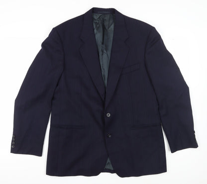 Mens UK Size 42 St Michael Regular Navy Suit Jacket