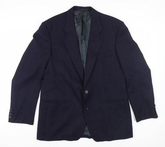 Mens UK Size 42 St Michael Regular Navy Suit Jacket