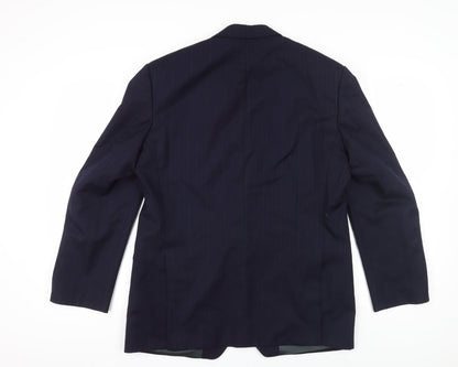 Mens UK Size 42 St Michael Regular Navy Suit Jacket