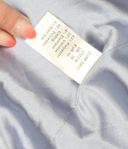 Womens UK Size 14 Together Blue Overcoat