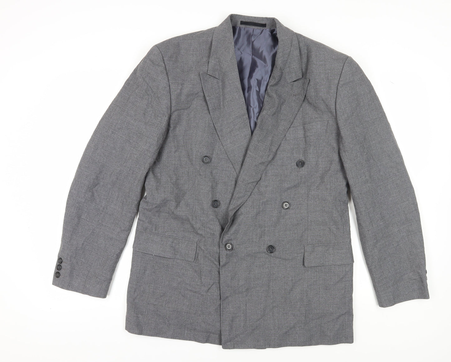 Mens UK Size 42 C&A Regular Grey Suit Jacket