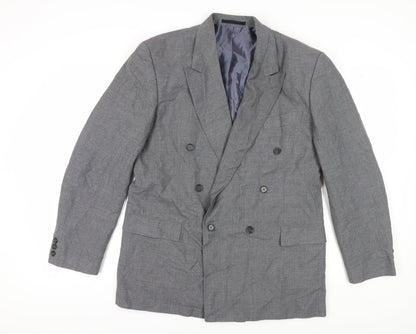 Mens UK Size 42 C&A Regular Grey Suit Jacket