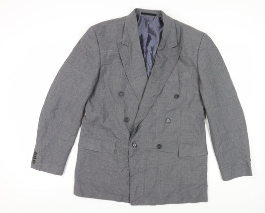 Mens UK Size 42 C&A Regular Grey Suit Jacket
