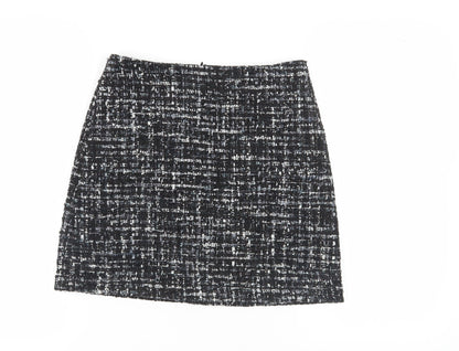 Womens UK Size 10 Warehouse Straight & Pencil Tweed Skirt