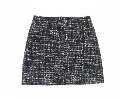 Womens UK Size 10 Warehouse Straight & Pencil Tweed Skirt