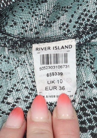 Womens UK Size 10 River Island Straight & Pencil  Skirt
