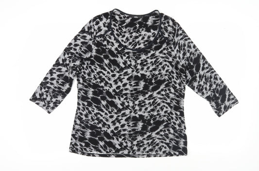 Womens UK Size 14 Marks and Spencer Grey  Blouse