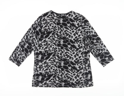 Womens UK Size 14 Marks and Spencer Grey  Blouse
