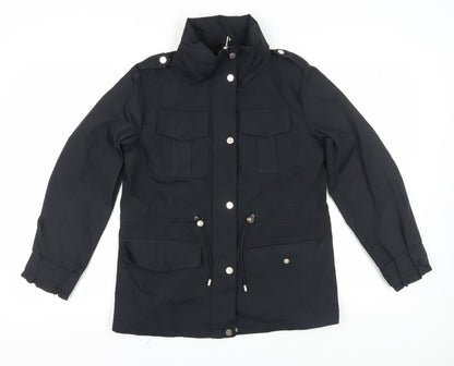 Next Women's Black Military Jacket Size 10 Plus