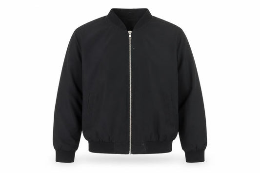 Mens UK Size M Topman Black Bomber Jacket