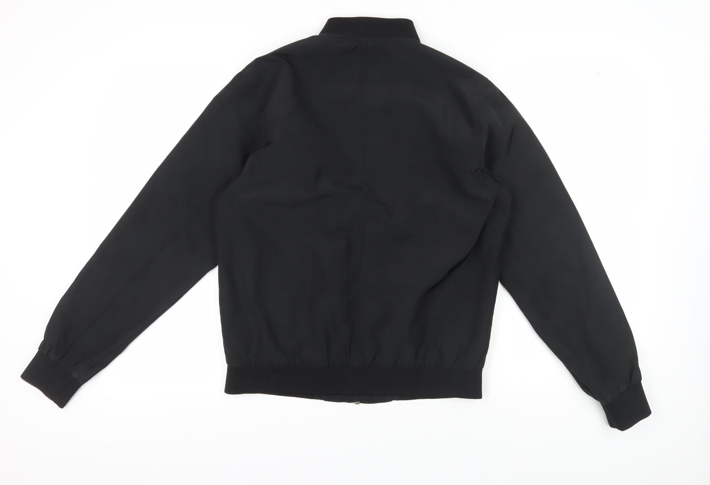 Mens UK Size M Topman Black Bomber Jacket