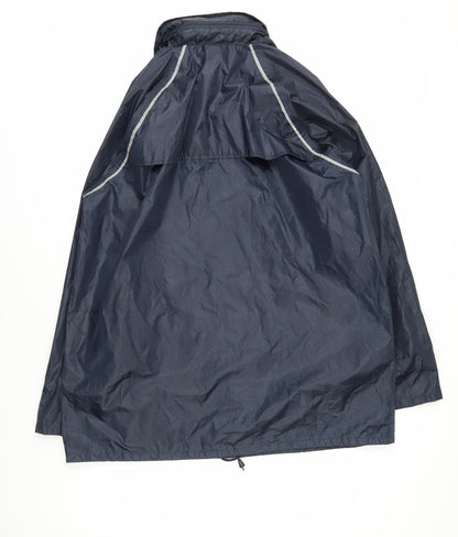 Mens UK Size XL Harley James Blue Rain Coat