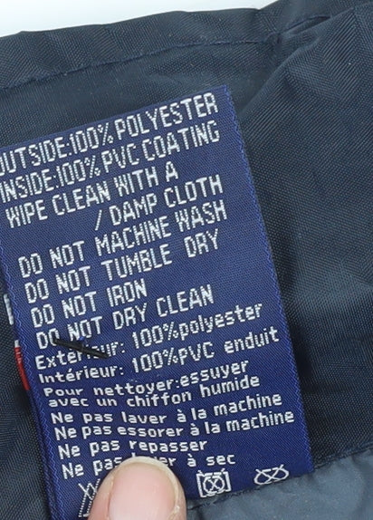 Mens UK Size XL Harley James Blue Rain Coat