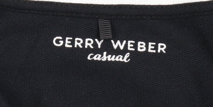 Womens UK Size 8 Gerry Weber Black Basic T-Shirt