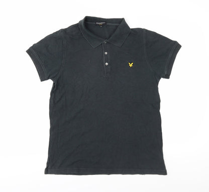 Lyle & Scott Men's Black Large Vintage Polo Shirt