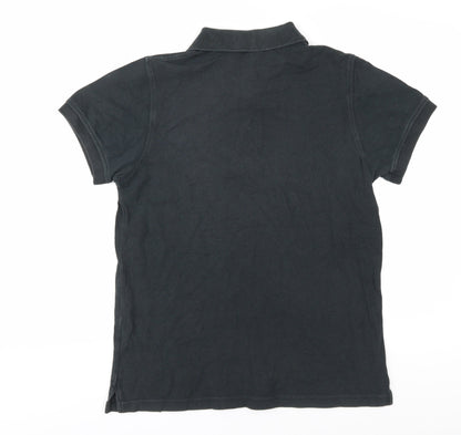 Lyle & Scott Men's Black Large Vintage Polo Shirt