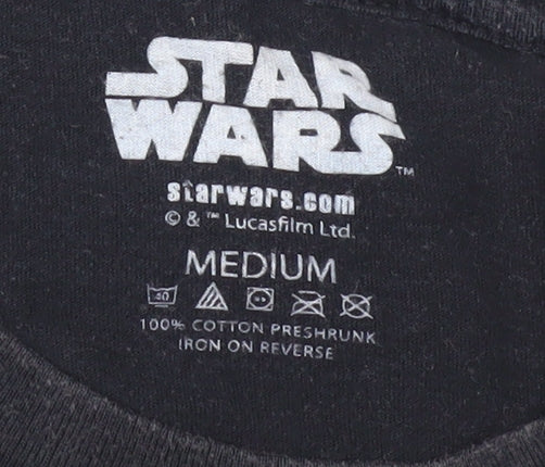 Star Wars Men's Black M T-Shirt The Force Awakens