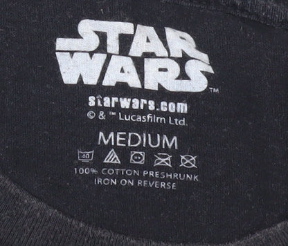 Star Wars Men's Black M T-Shirt The Force Awakens