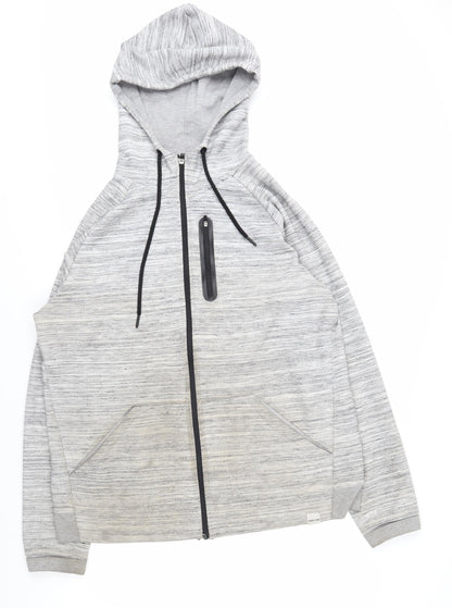 Mens UK Size XL ONLY & SONS Grey Full Zip Hoodie