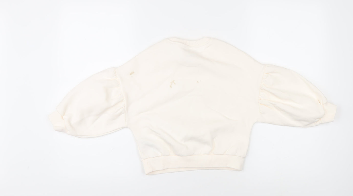 Marks and Spencer Girls' Ivory Stitch Pullover, 4-5 Years
