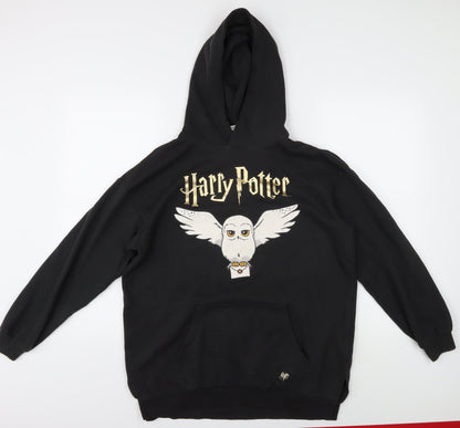 H&M Harry Potter Boys Black Hoodie 12-13 Years