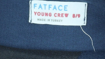 FatFace Girls Blue Star Sequin Jumper 8-9 Years