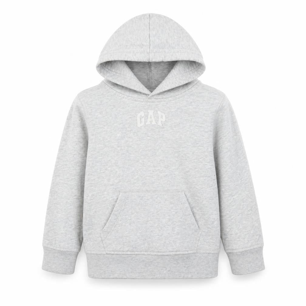 Gap Boys Grey Pullover Hoodie, Size 5 Years, Casual Comfort