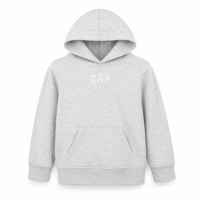 Gap Boys Grey Pullover Hoodie, Size 5 Years, Casual Comfort