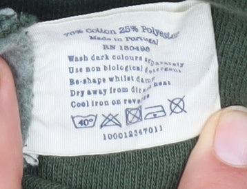 Jack Wills Women's Green Crew Neck T-Shirt Size 10