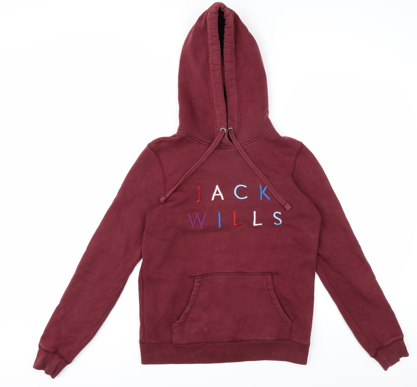 Womens UK Size 6 Jack Wills Red Pullover Hoodie