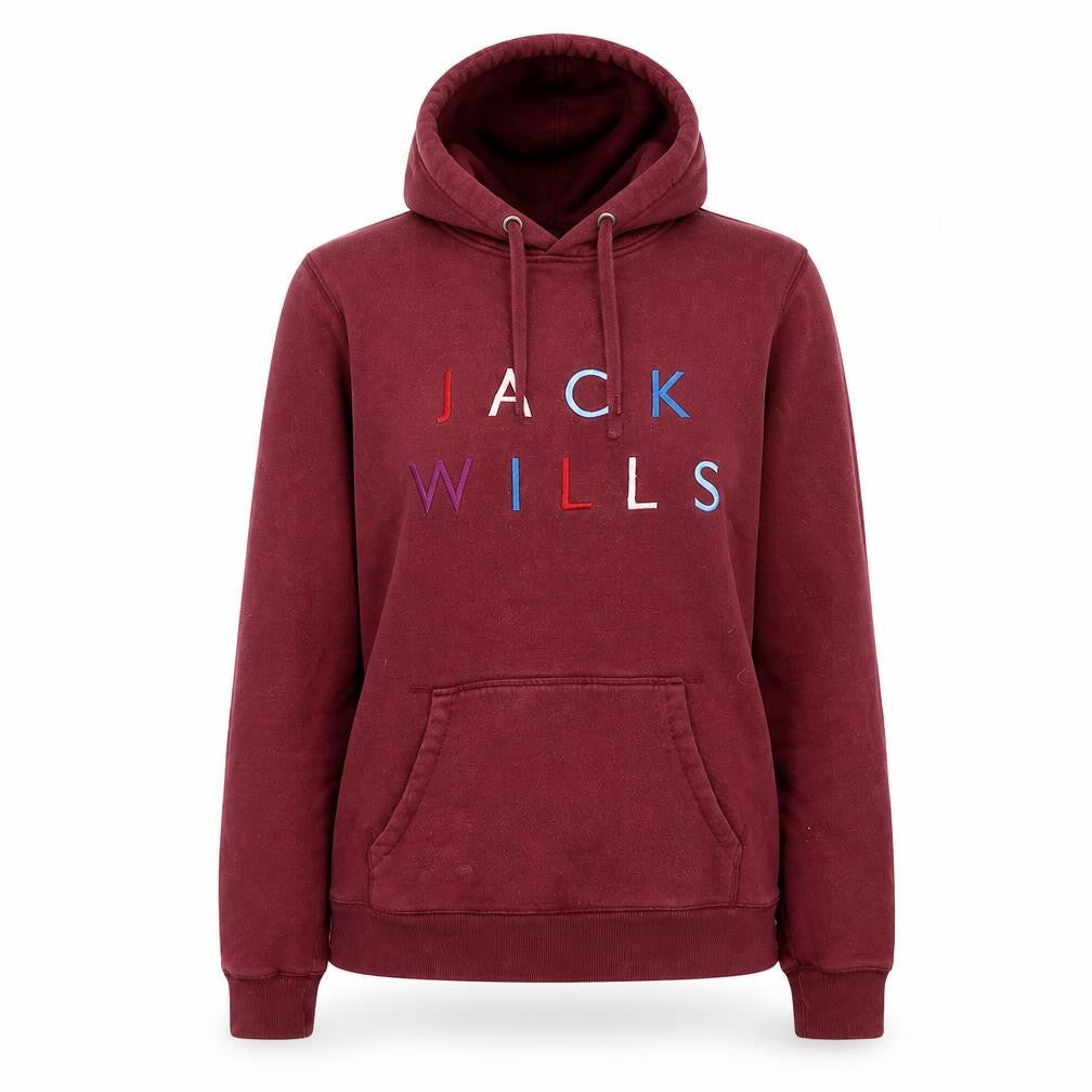 Womens UK Size 6 Jack Wills Red Pullover Hoodie