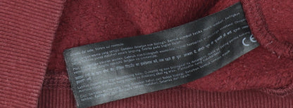 Womens UK Size 10 Jack Wills Red Full Zip Hoodie
