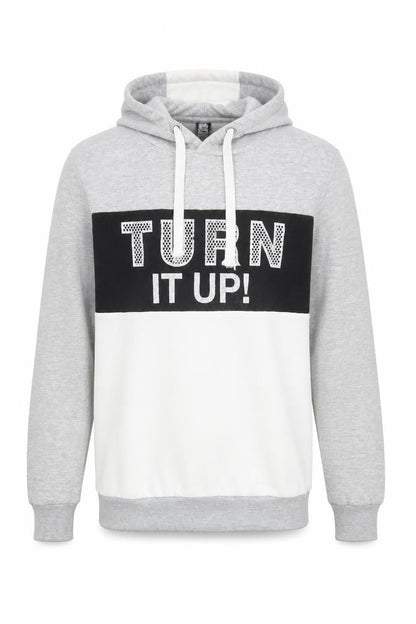 Jean Pascale Men's Grey Pullover Hoodie M