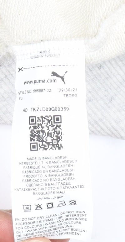 Puma Women's Ivory Pullover Hoodie, Size M, Casual Style