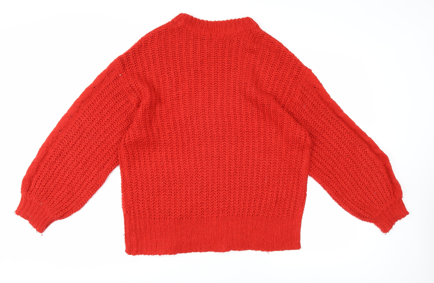 Womens UK Size 8 Brave Soul Red Jumper Jumper