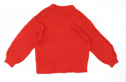 Womens UK Size 8 Brave Soul Red Jumper Jumper