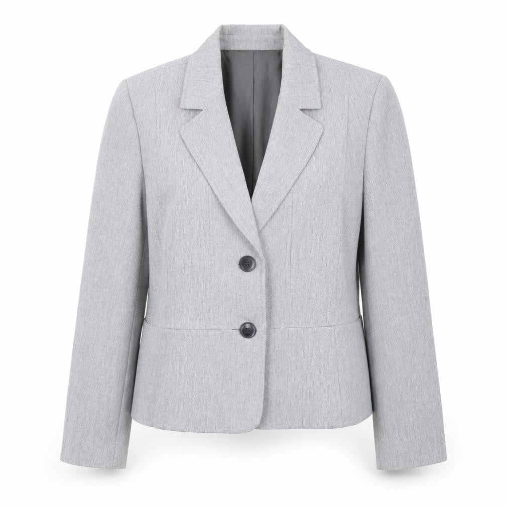 Womens UK Size 14 Petite Kasper Petites Grey Blazer