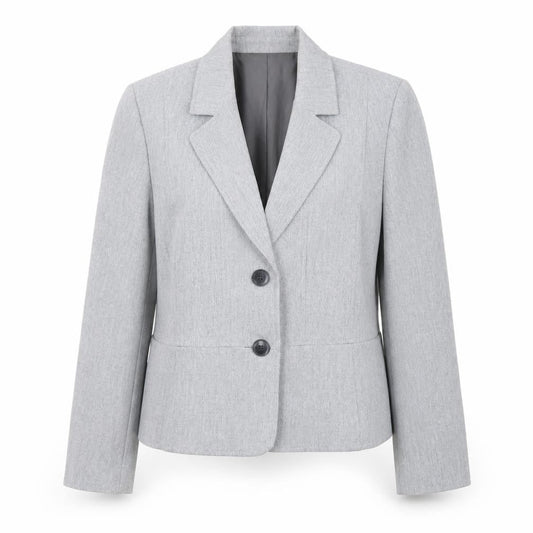 Womens UK Size 14 Petite Kasper Petites Grey Blazer