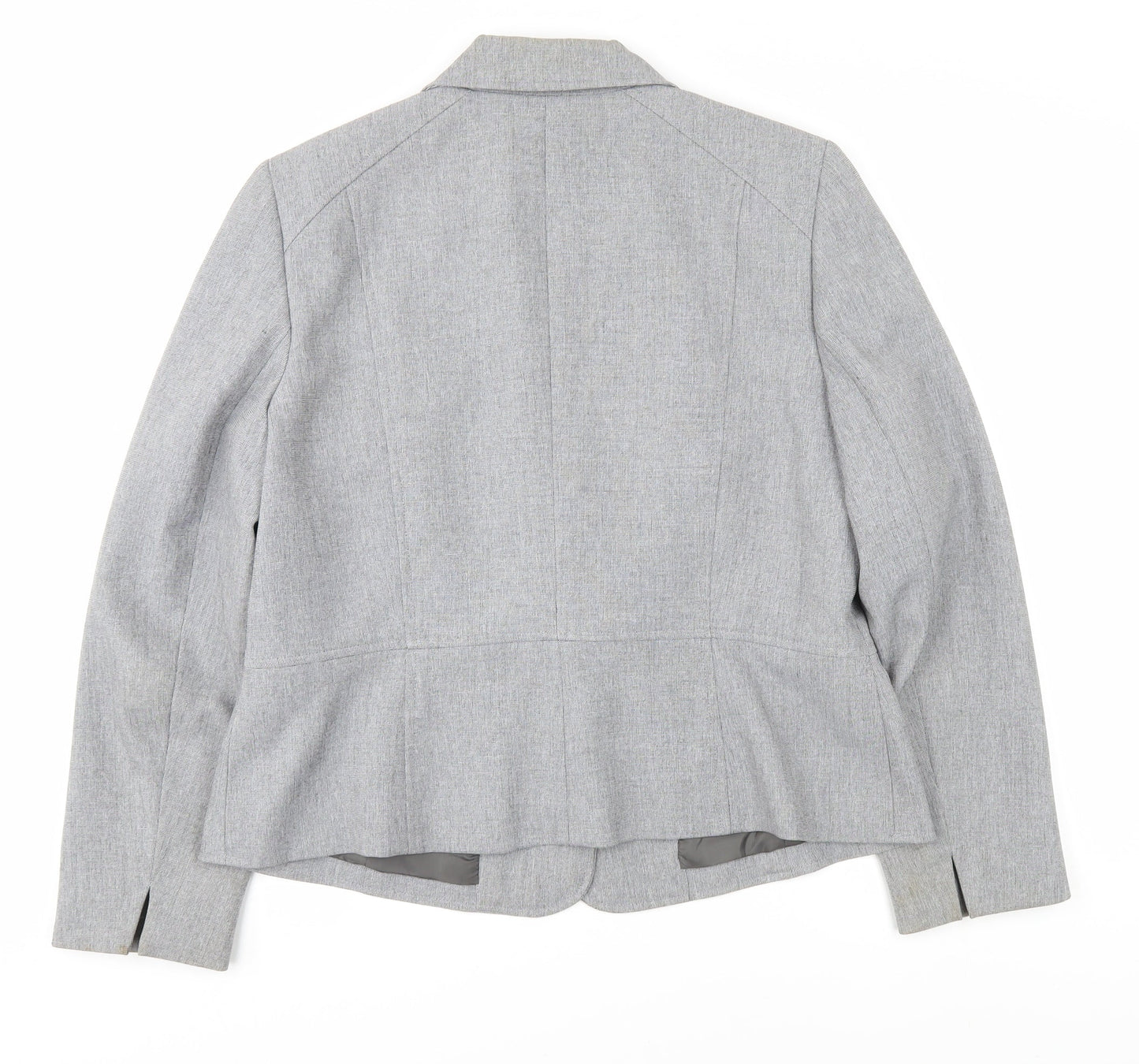 Kasper Women's Grey Blazer 14P Classic Fit