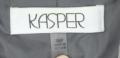 Kasper Women's Grey Blazer 14P Classic Fit