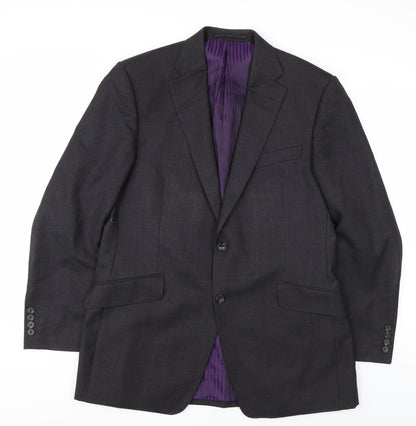 Mens UK Size 40 Marks and Spencer Regular Black Suit Jacket