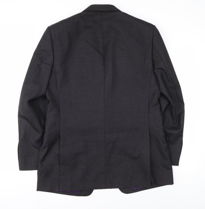 Mens UK Size 40 Marks and Spencer Regular Black Suit Jacket