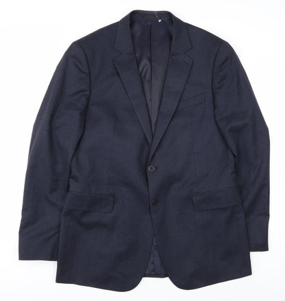 Mens UK Size 42 Jaeger Regular Blue Suit Jacket