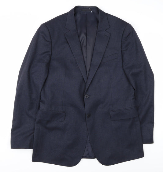 Mens UK Size 42 Jaeger Regular Blue Suit Jacket